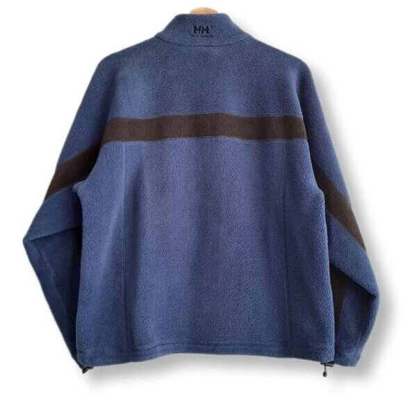 HELLY HANSEN Fleece Full Zip Light Warm Layer Jacket Blue Men's Sz S - Picture 5 of 10